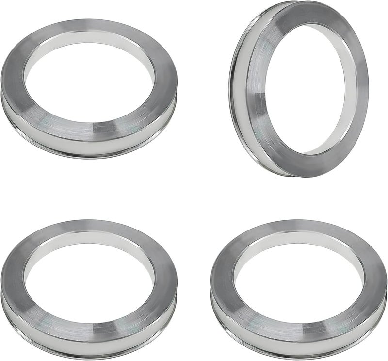MTRPS 4 PCS Hub Centric Rings, 54 ID to 73 OD Wheel Center Bore Shaft Shock Absorbing Spacer, Aluminum Alloy Wheel Hubrings Compatible with Most Vehicles, Car Accessories - Image 1